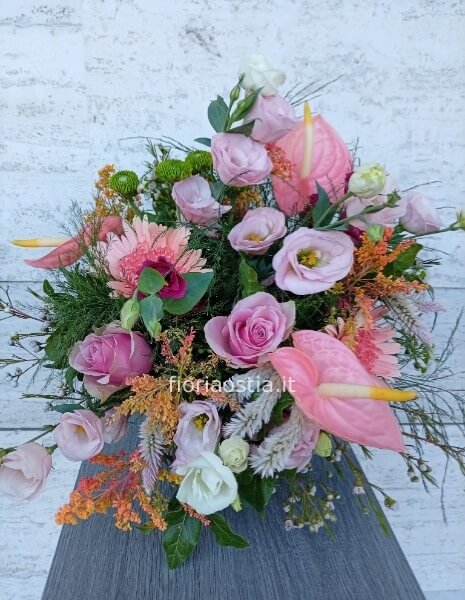  Bouquet  tonalità  rosa